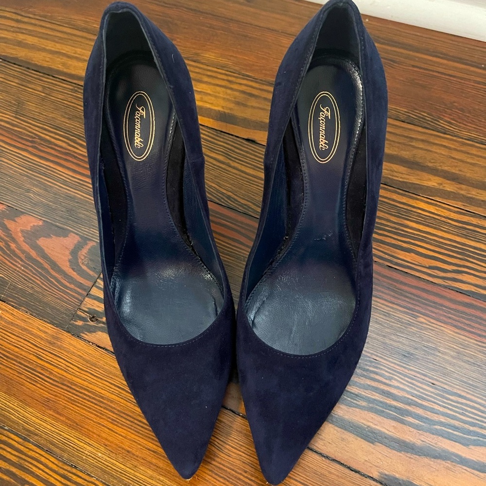 Faconnable Suede pumps